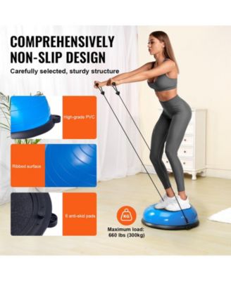 Half Balance Ball Trainer 660 lbs with Foot Pump