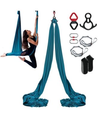 Aerial Silk Yoga Swing with Full Rigging Hardware