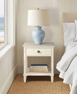 Victoria 24" One-Drawer Wood Bedside Table