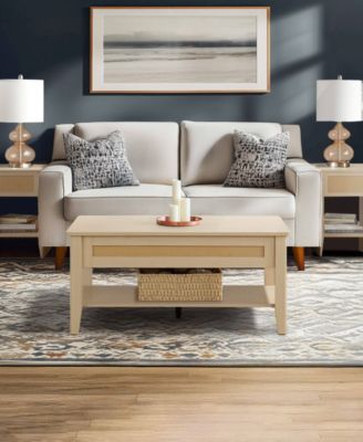 Lennox 23.75" Wood Square Accent Table