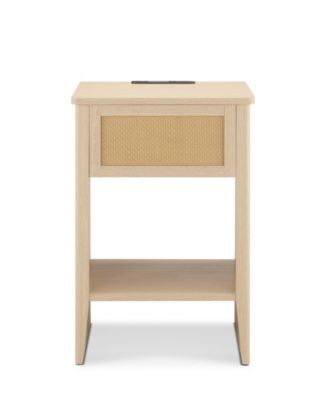 Lennox 23.75" Wood Square Accent Table