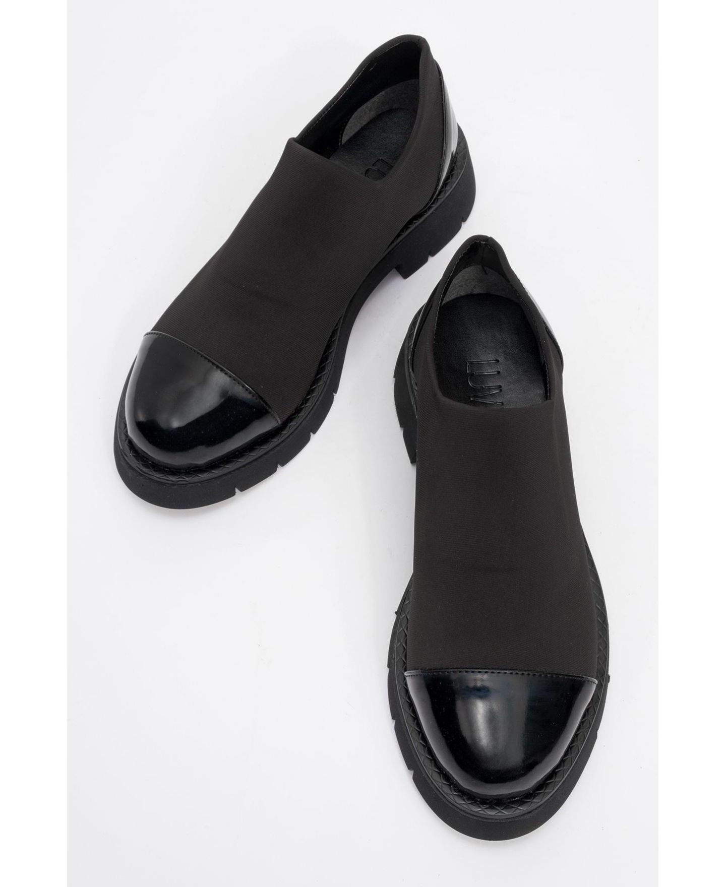 Женские туфли Prologue Shoes Panola Scuba Loafer, цвет: Чёрный лаковый — фото 4