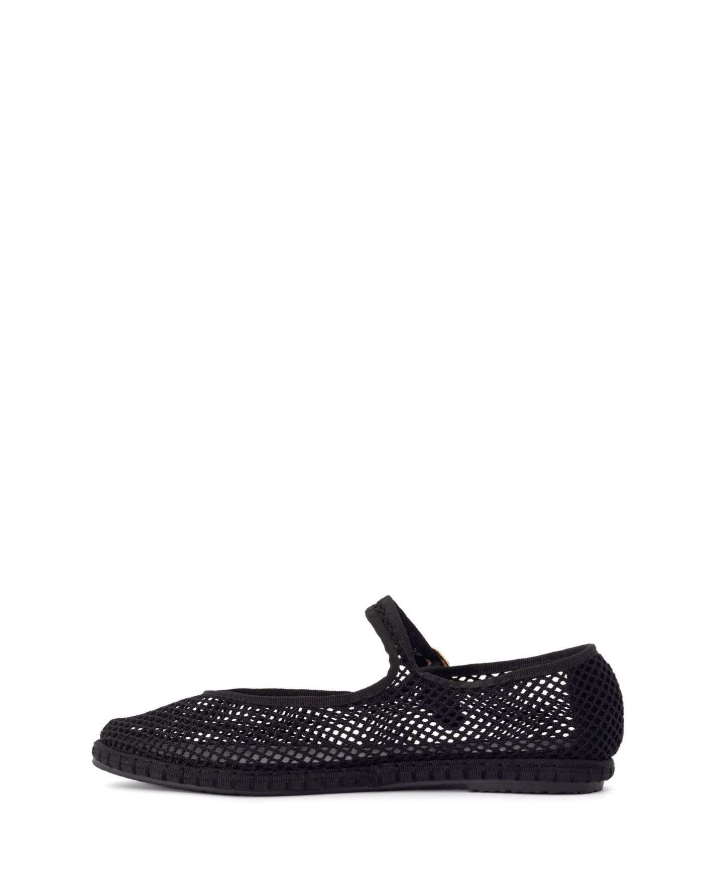 Женские балетки Therapy Australia Alicante Round Toe Mary jane ballet flats, цвет: Чёрный сетчатый — фото 6