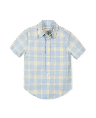 Boys Linen Short Sleeve Shirt
