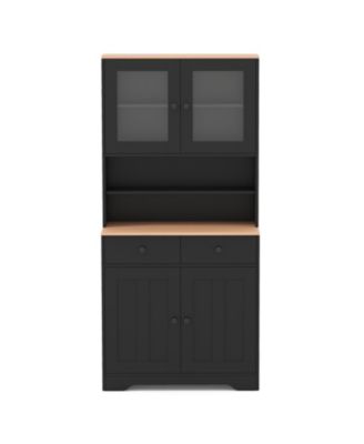 Pantry Cabinet with 2 Removable Shelves