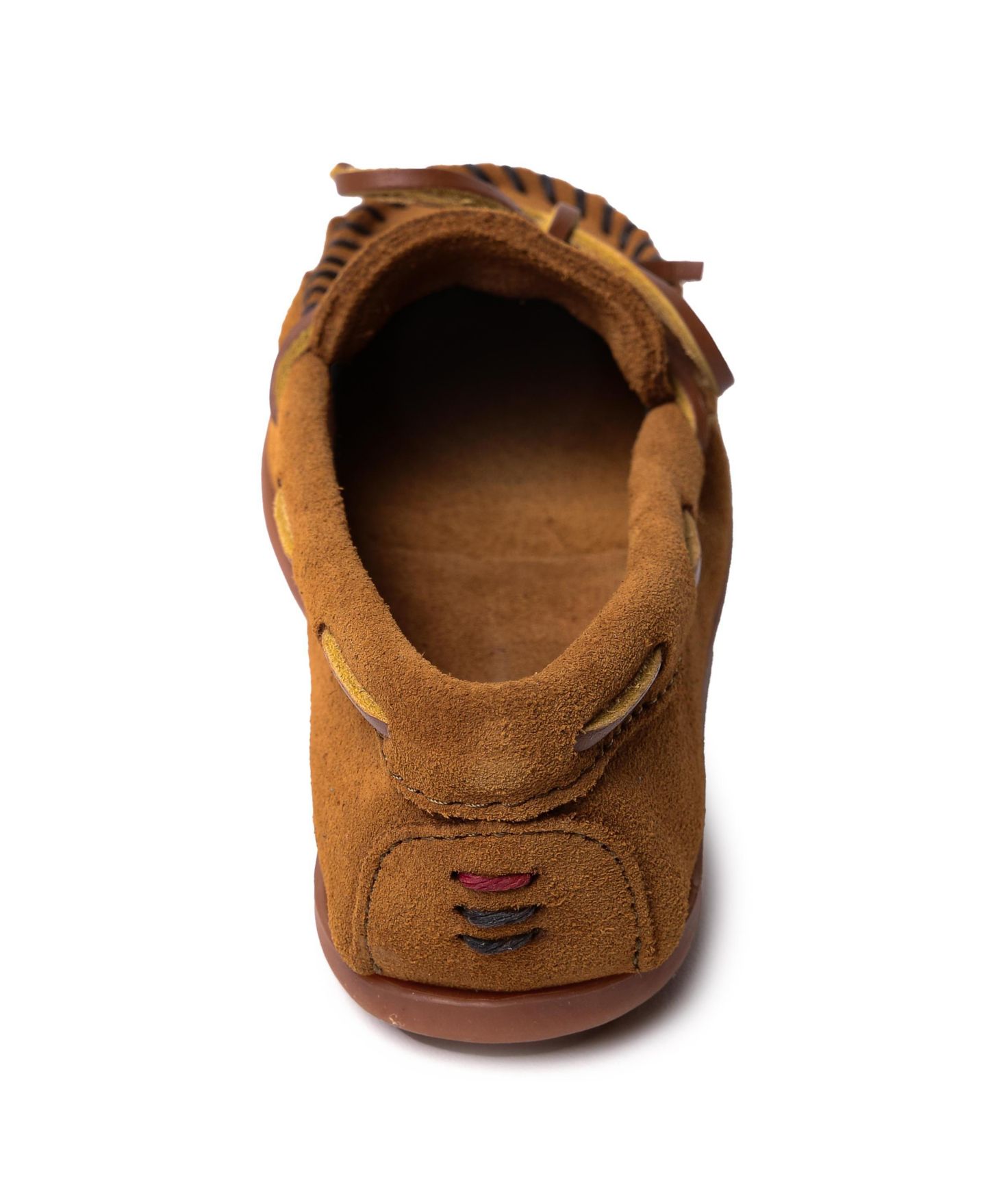 Детские замшевые мокасины Minnetonka Thunderbird Animikii с бисером, цвет: Коричневый — фото 5
