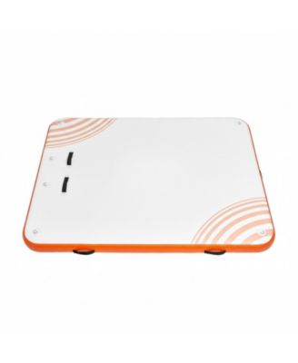 6 x 5 ft Inflatable Floating Dock Platform with Carry Bag