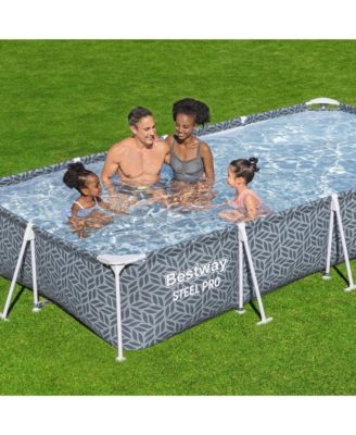 12' x 6'7" x 26" Steel Pro Above Ground Swimming Pool Set