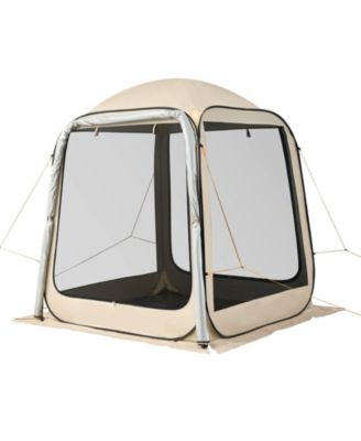 Pop Up SUV Tailgate Screen Tent 6x6 ft for 4-6 People with Carry Bag and Netting Sides