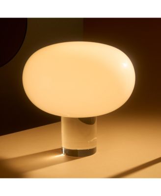  Callisto Oval Frosted Glass Modern LED Table Lamp
