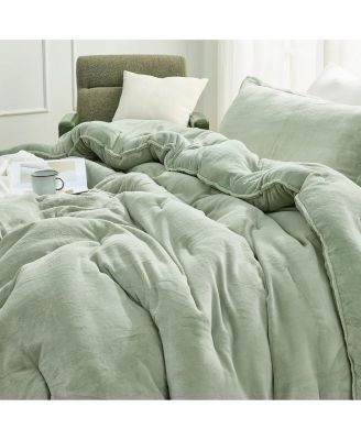 Warmer than Warm Oversized Comforter Set - Desert Sage