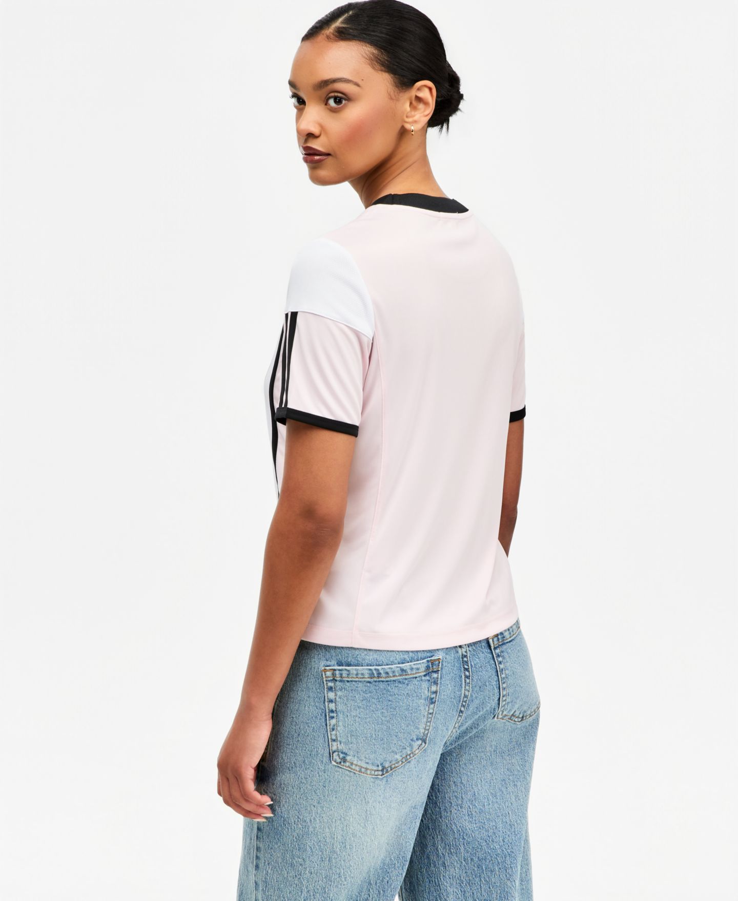 Женская футболка Bar III Sporty Colorblocked, цвет: Ягодный — фото 4