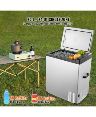 70 Liter Portable Car Refrigerator 12V Single Zone for Camping RV