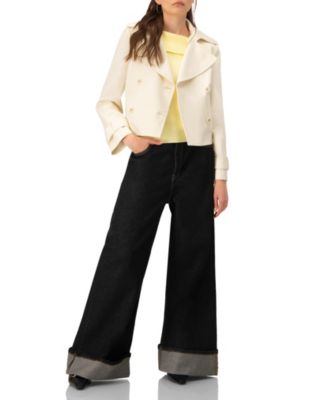 Women's Short Cotton Trench Coat