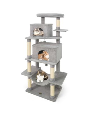 Cat Tree 70 in Tall for Indoor Cats Multi-Level Tower