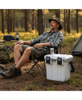 Ultra-Light Injection Molded Cooler 21 QT Hard Ice Chest