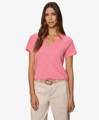 Women's Notched Muscle T-Shirt