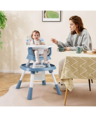 16-in-1 Baby High Chair with Activity Center and Booster Seat for Babies and Toddlers