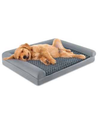 Orthopedic Dog Bed L 44.5x35 in Foam Sofa Removable Cover