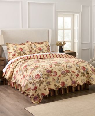 Charleston Chirp Cotton 4-Pc. Quilt Set, Queen