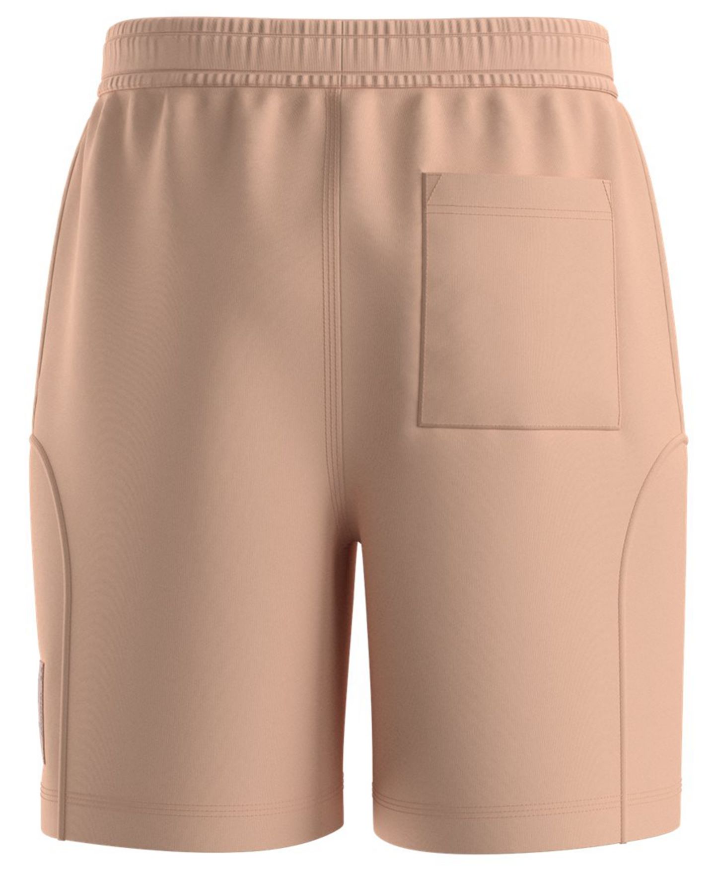 Мужские шорты из махровой ткани Hugo Boss French Terry обычного кроя, цвет: Пастельный оранжевый — фото 2