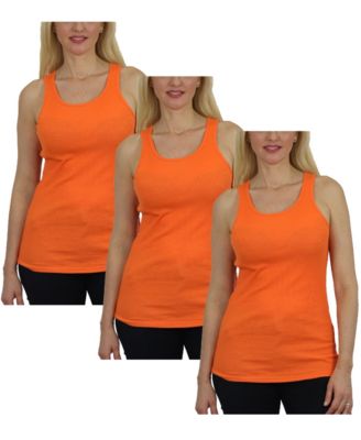 Women's Loose Fit Ribbed Tank Top-3 Pack
