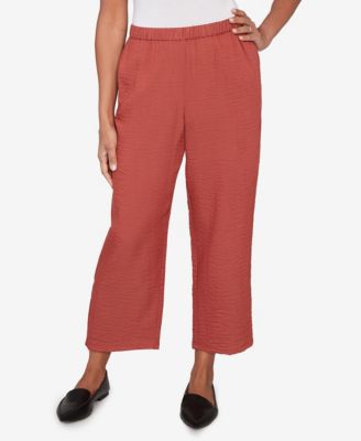 Petite Spice Market Wide-Leg Pull-On Ankle Pants