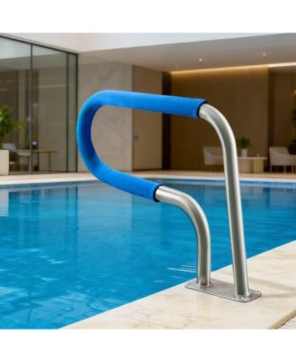 Pool Rail, 220 lbs Capacity, Stainless Steel Handrail for Poolside
