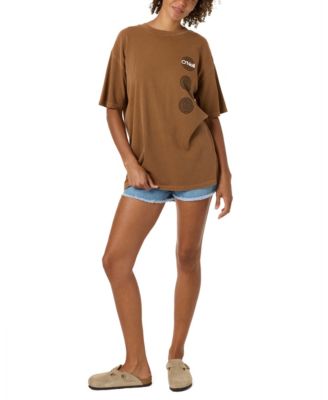 Women's Cotton Crewneck Oversized T-Shirt