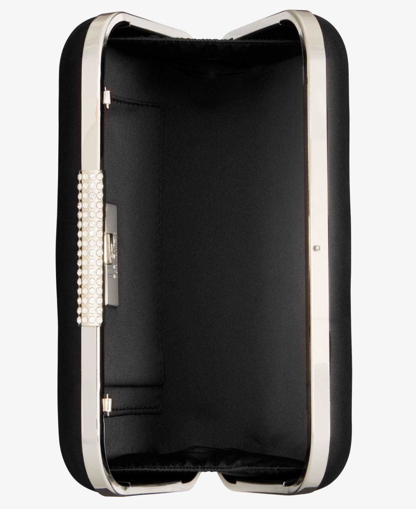 Женская сумка I.N.C. International Concepts Rhinestone Clasp Minaudier, цвет: Чёрный — фото 5
