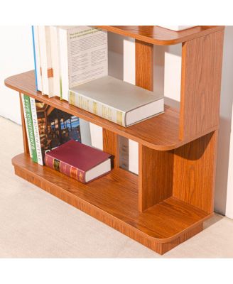 31.5"x64.56" 5-Tier Open Bookshelf MDF Display Shelving