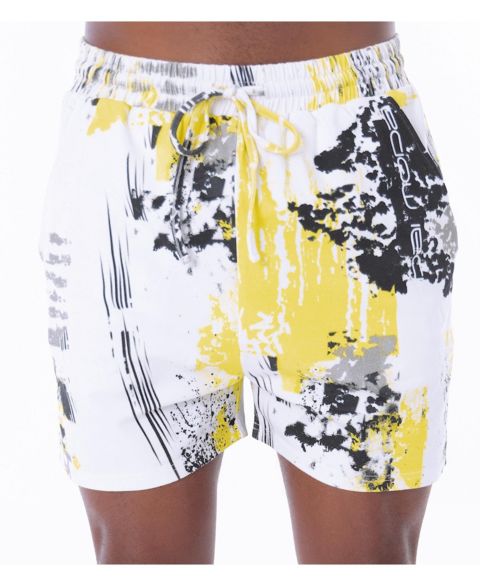 Мужские шорты Dai Moda Unity print Pull On, цвет: Белый