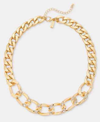 Crystal Chain Necklace, 20" + 3" extender
