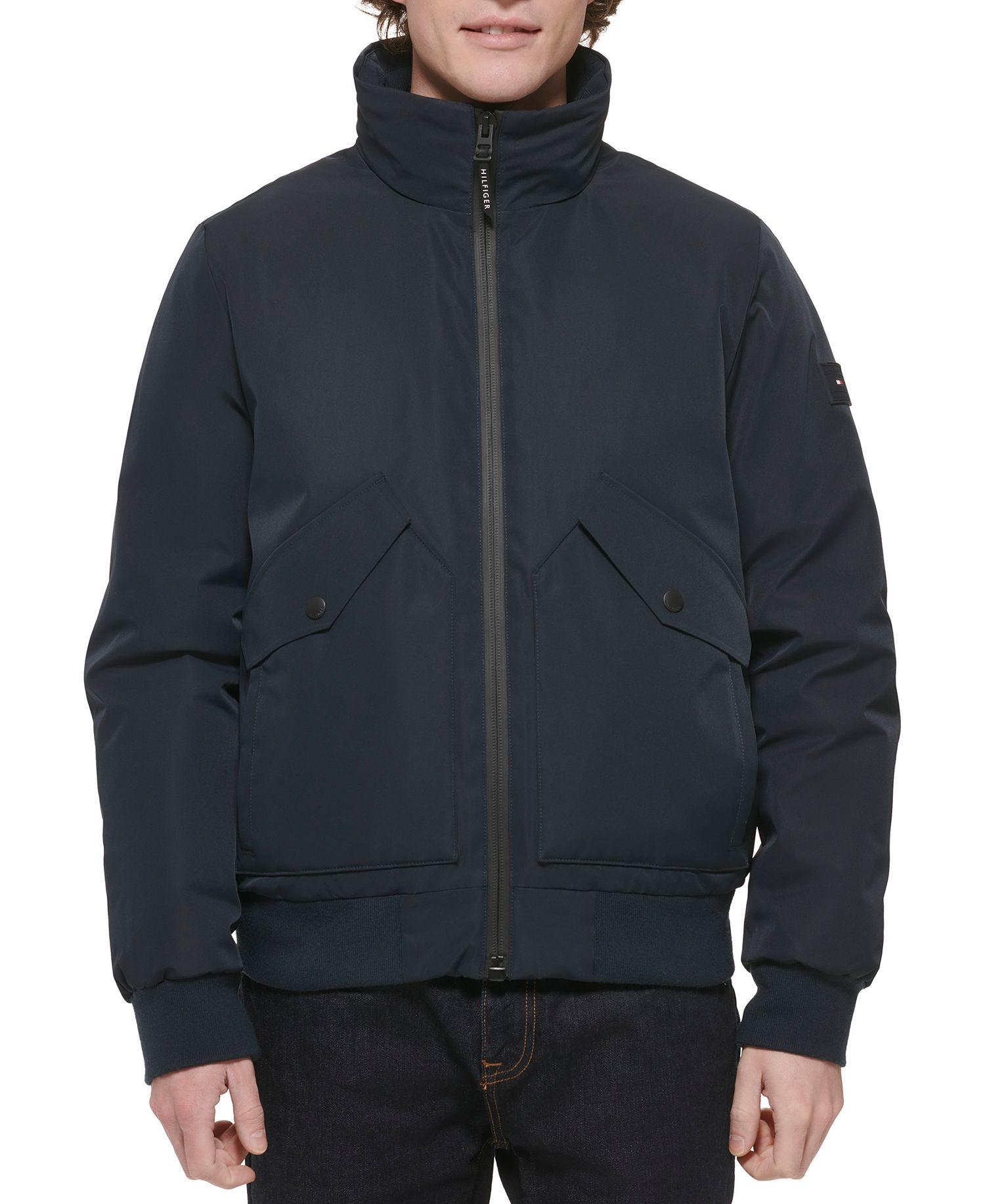 Tommy Hilfiger Men's Flex Performance Zip-Front Bomber Jacket