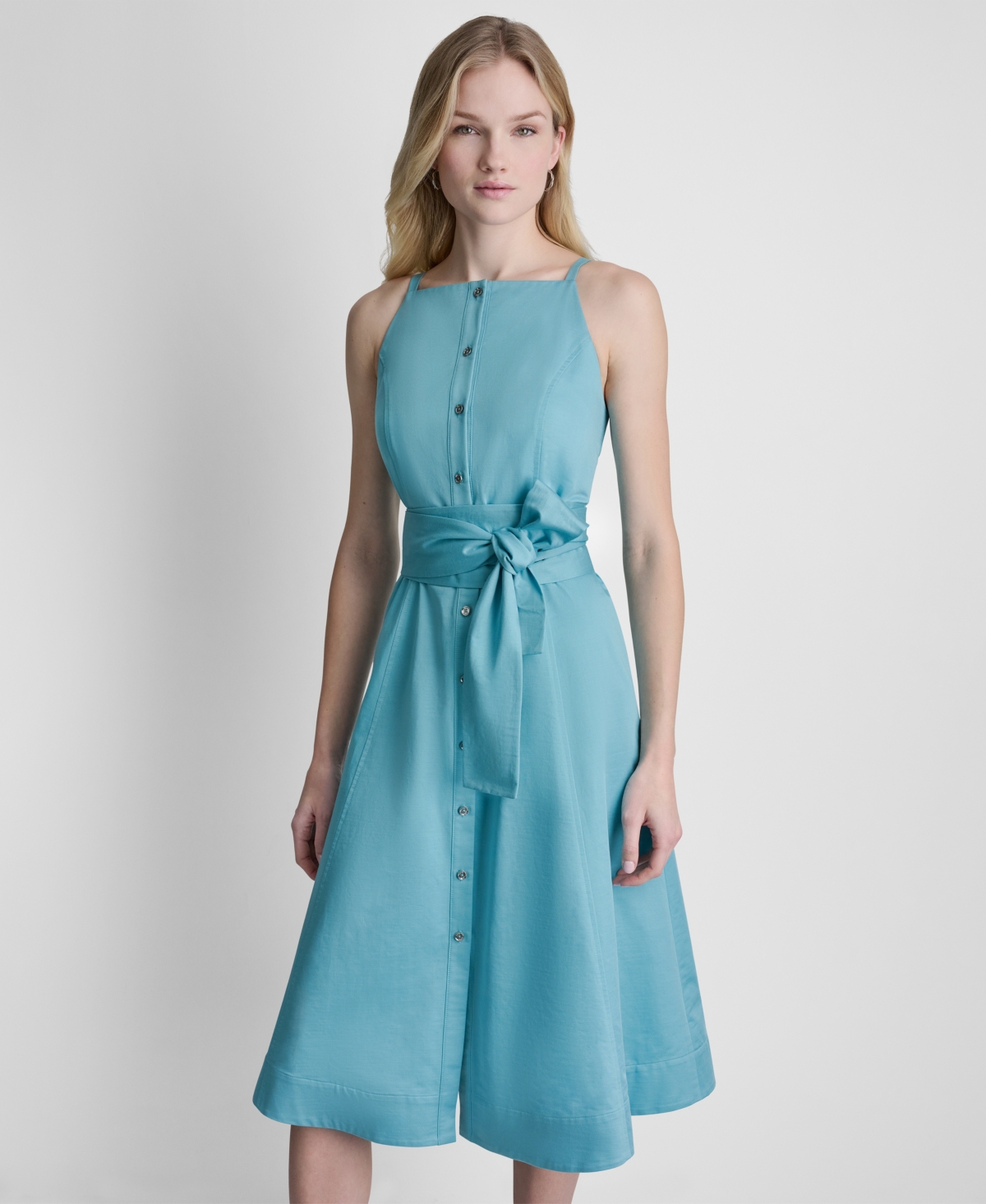 Dkny Women's Sleeveless Crewneck Dress