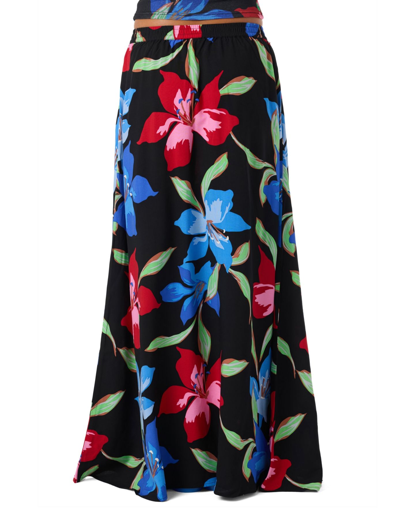 Женская юбка O'Neill Lindon Floral Pull-On, цвет: Чёрный — фото 4