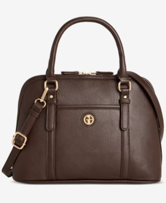 Pebble Detailed Dome Satchel