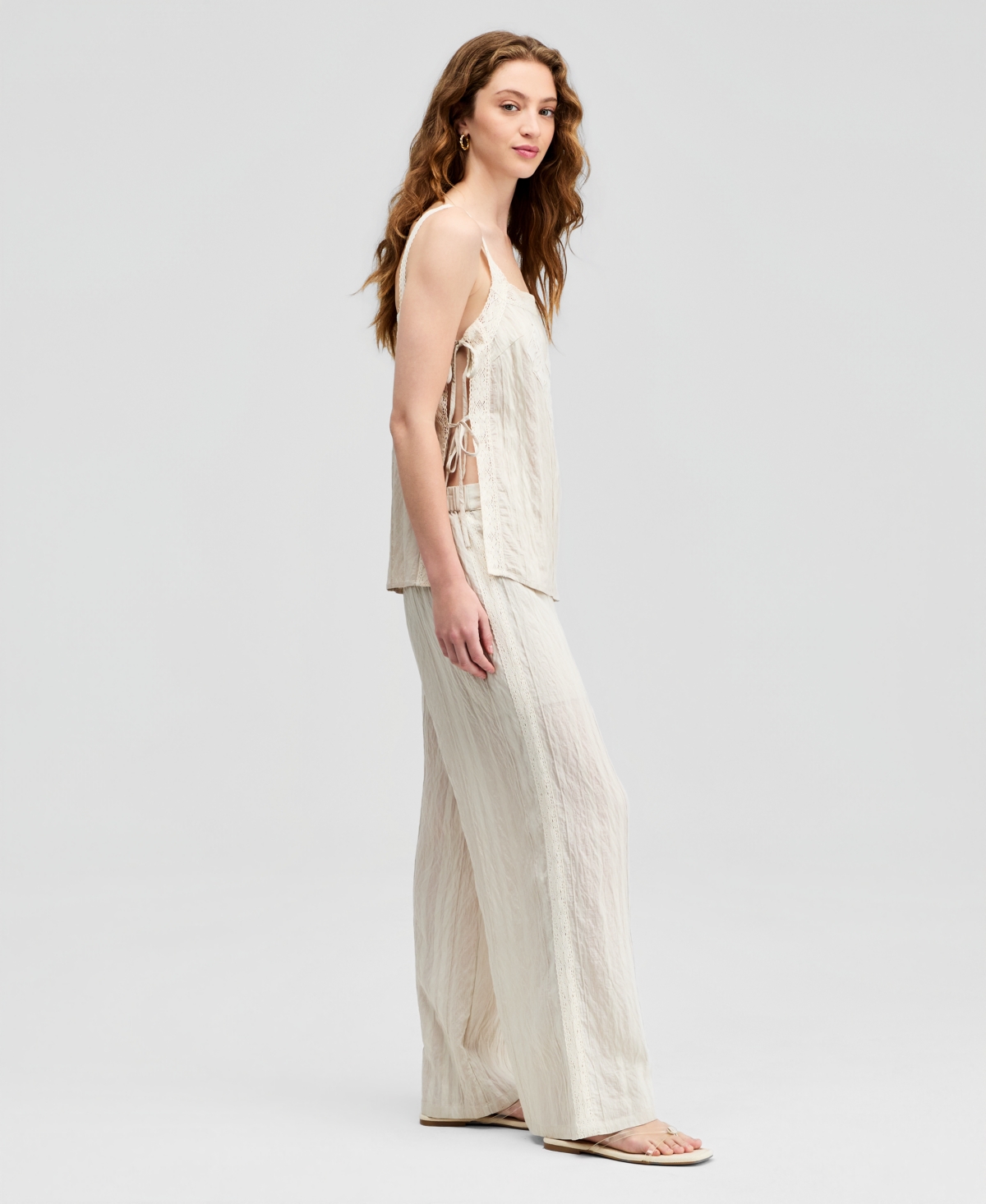 And Now This Women's Wide-Leg Drawstring Pants, Macy's Exclusive
