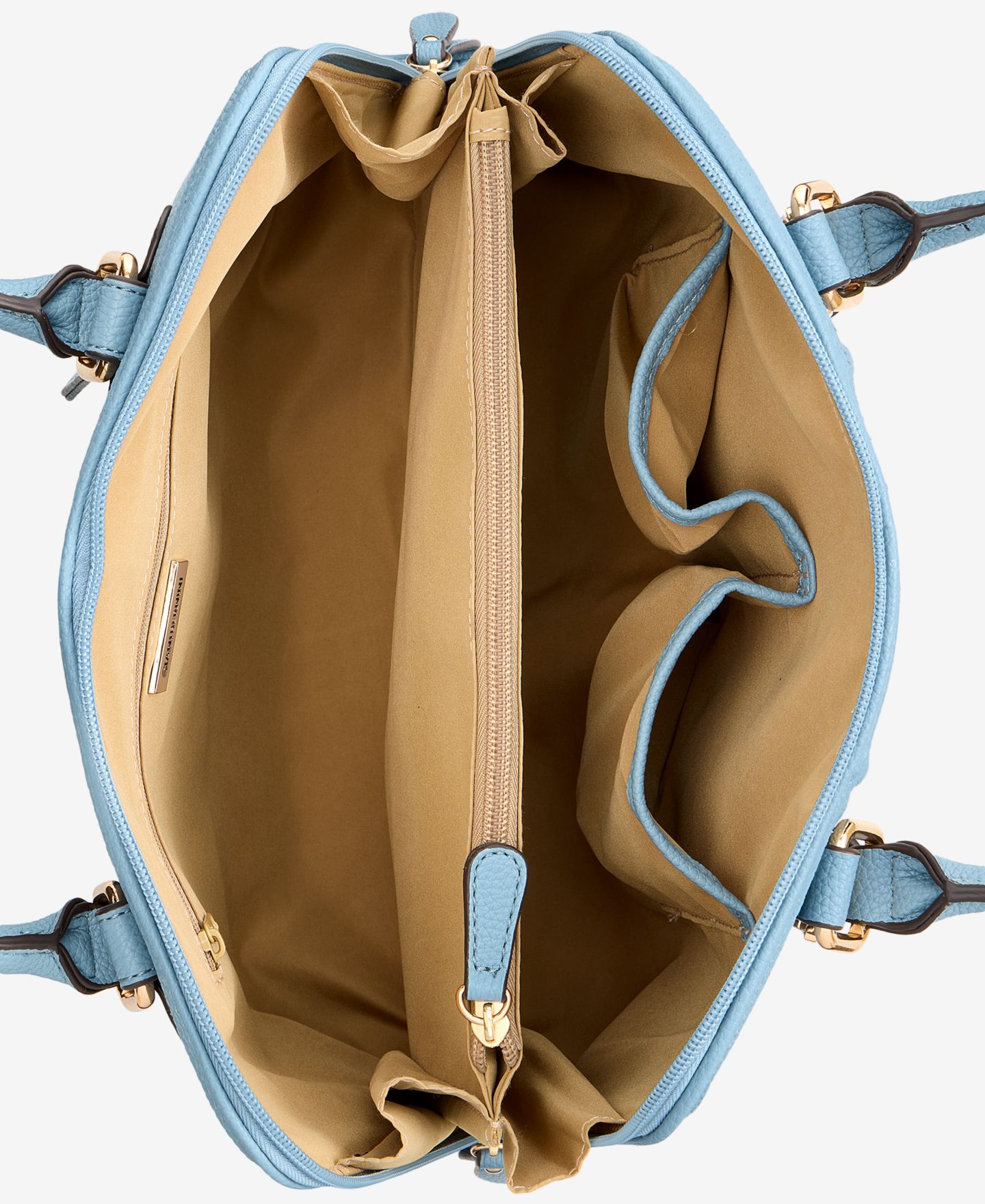 Женская сумка Giani Bernini Vertical Colorblock Dome Satchel, цвет: Голубой — фото 5
