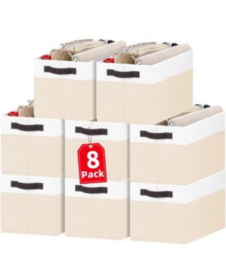 Fabric Collapsible Storage Baskets With Handles Gift Basket