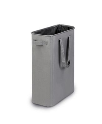 Slim Laundry Hamper Collapsible Dirty Clothes Bin With Handles