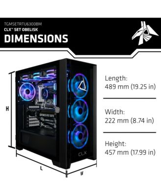 Set Gaming PC - Liquid Cooled Intel Core Ultra 7 270K Plus 3.7GHz, 32GB DDR5, GeForce RTX 5070 12GB Graphics, 2TB SSD, WiFi, Windows 11 Home