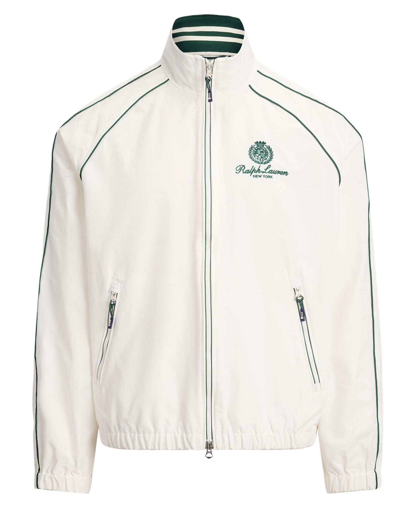 Мужская куртка Polo Ralph Lauren Long-Sleeve Oakfort Faille, цвет: Белый — фото 5