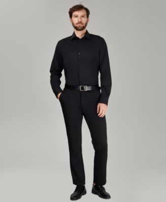 Men's Black Dress Shirts | Macy's