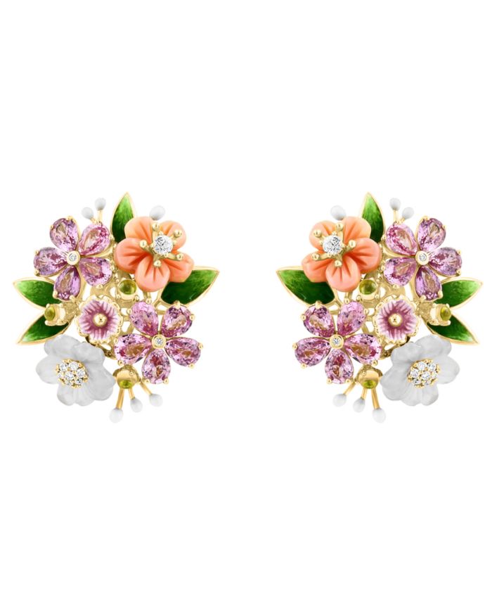 LALI Jewels Pink Mother of Pearl (1-2/5 ct. t.w.), Multi Gemstone (6.07