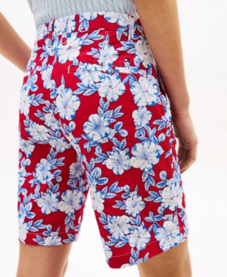 Women's Twill Slim Straight Shorts