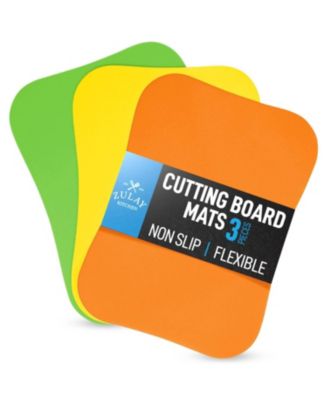 Thick & Durable Non-Slip Flexible Cutting Board Set (3 Piece)