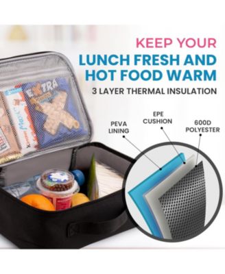 Thermal Kids Lunch Cooler Portable Lunch Box with Handle