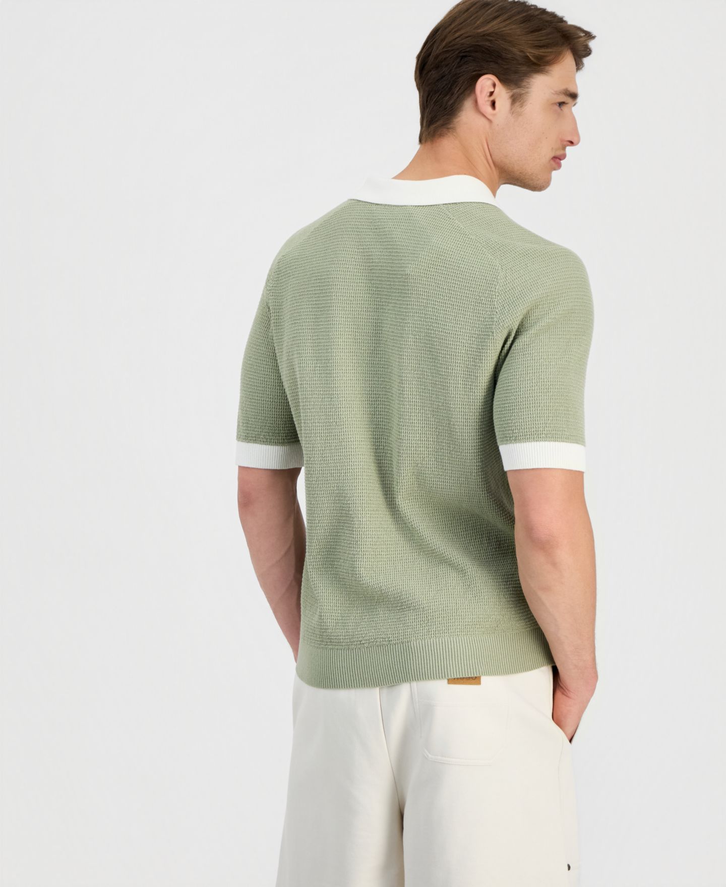 Мужское поло Hugo Boss Siablo Polo Shirt, цвет: Бежевый — фото 2