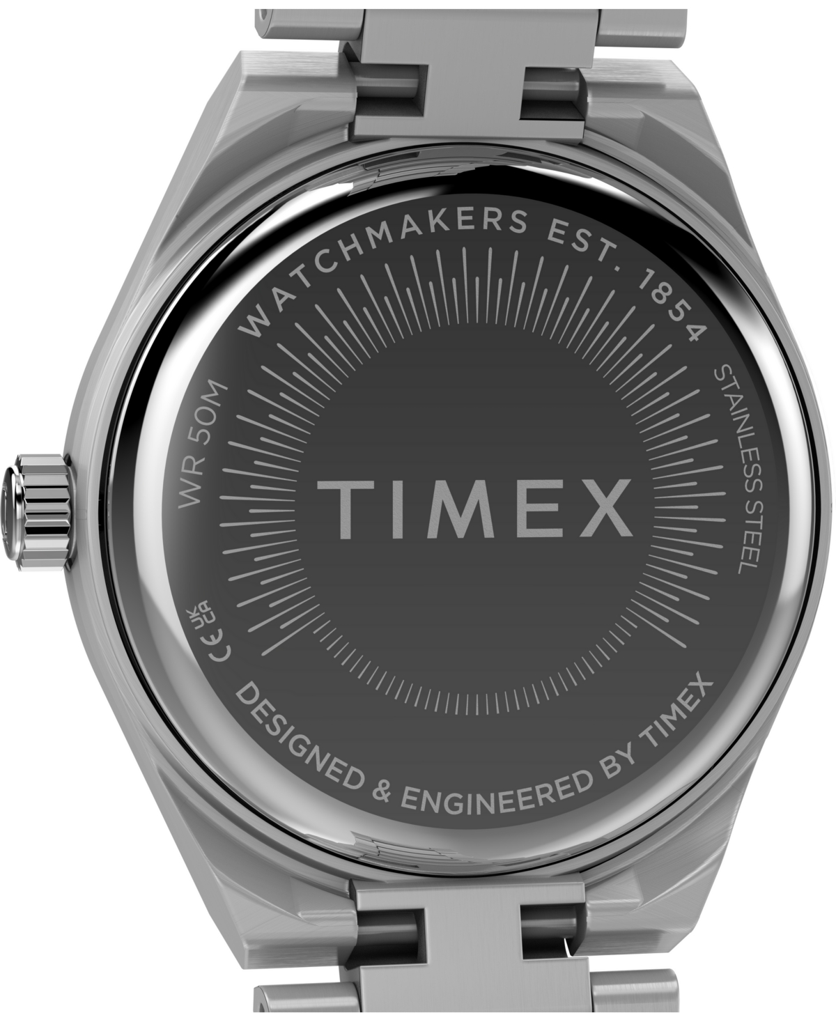 Timex Women's Quartz Analog Silver-Tone Stainless Steel Watch 24 mm